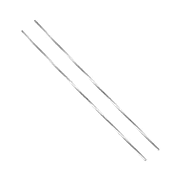 Uxcell 2 pcs Titanium Round Rod, 4.5mm Dia 407mm Length GR5 Metal Solid TC4 Titanium Round Bar for Model Plane Cars Ship DIY Craft Metal Working [0.18 x 16IN]