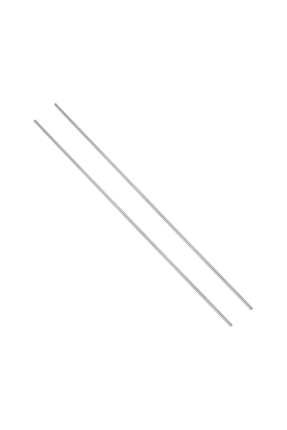 2 pcs Titanium Round Rod, 4.5mm Dia 407mm Length GR5 Metal Solid TC4 Titanium Round Bar for Model Plane Cars Ship DIY Craft Metal Working [0.18 x 16IN]