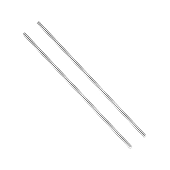 Uxcell 2 pcs Titanium Round Rod, 5.5mm Dia 204mm Length GR5 Metal Solid TC4 Titanium Round Bar for Model Plane Cars Ship DIY Craft Metal Working [0.22 x 8IN]