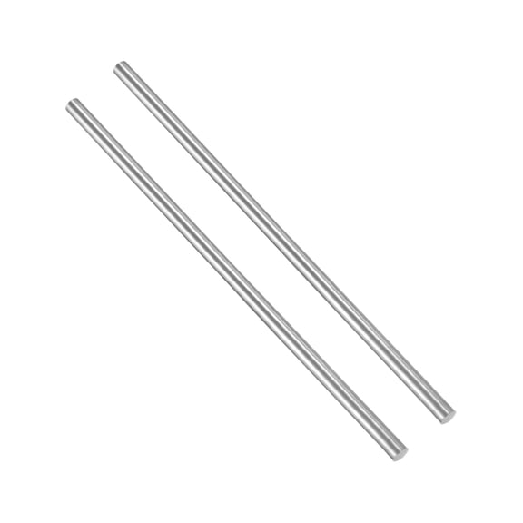 Uxcell 2 pcs Titanium Round Rod, 9mm Dia 102mm Length GR5 Metal Solid TC4 Titanium Round Bar for Model Plane Cars Ship DIY Craft Metal Working [0.35 x 4IN]
