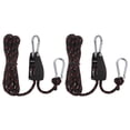 thumbnail image 1 of Uxcell 2 pieces 1/4" (6mm) Ratchet Rope Hanger Metal Gears 7.9ft (2.4meter) Tie Down Strap, 1 of 5