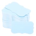 thumbnail image 1 of Uxcell 2" x 3.5" Blank Paper Business Cards Small Index Flash Cards Words Message Note Card Lace, Blue 200 Pack, 1 of 6