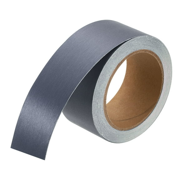 Uxcell 2" x 39ft Mirror Border Peel and Stick Wood Grain Tape, Sapphire Blue