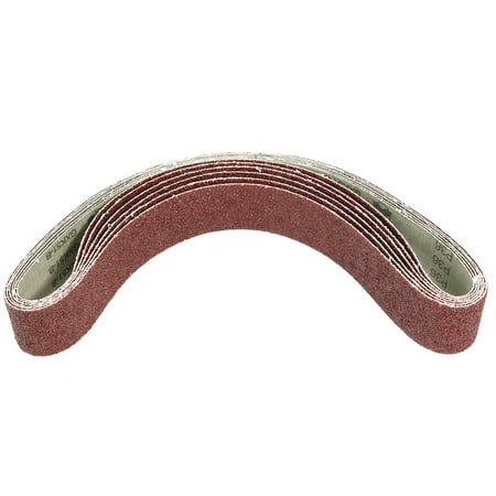 Uxcell 2" x 42" 36 Grit Lapped Joint Aluminum Oxide Sanding Belts 6 Pack
