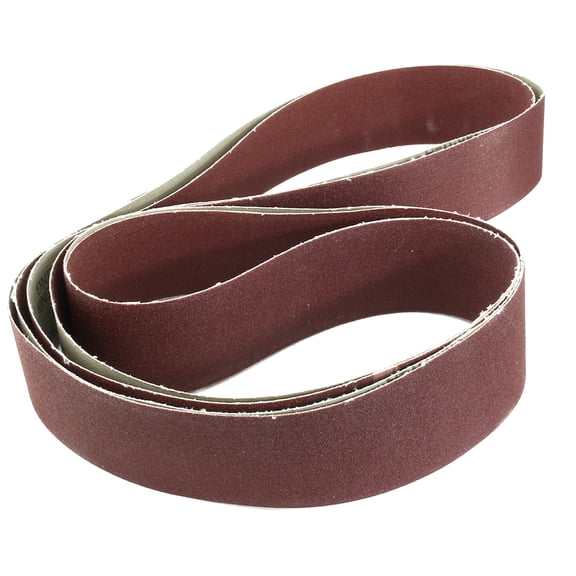 Uxcell 2" x 72" 120 Grit Lapped Joint Aluminum Oxide Sanding Belts 2 Pack