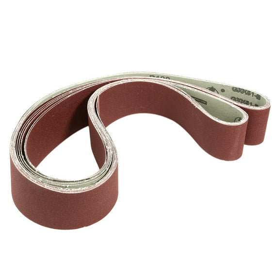 Uxcell 2" x 72" 180 Grit Lapped Joint Aluminum Oxide Sanding Belts 6 Pack