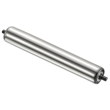 Uxcell 2"x16" Stainless Steel Gravity Conveyor Roller Transmission Galvanized End