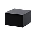 thumbnail image 1 of Uxcell 2"x2"x1" Jewelry Display Riser Polished Acrylic Cube Display Stand Block Collection Showcase, Black, 1 of 5