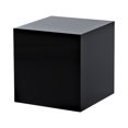 thumbnail image 1 of Uxcell 2"x2"x2" Jewelry Display Riser Polished Acrylic Cube Display Stand Block Collection Showcase, Black, 1 of 5