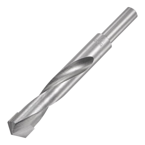 Uxcell 20.5mm Reduced Shank Cemented Carbide Twist Drill Bits, 1/2 Inch Straight Shank