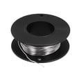 thumbnail image 1 of Uxcell 20 Gauge/0.8 mm Nichrome 80 Cr20Ni80 Heating Resistance Wire 33ft High Temperature for Electronic Components Repairing, Black, 1 of 6