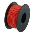thumbnail image 1 of Uxcell 20 Gauge Silicone Wire 20AWG Electrical Wire Stranded Tinned Copper High Temp Hookup Spool 49.2ft Red, 1 of 7
