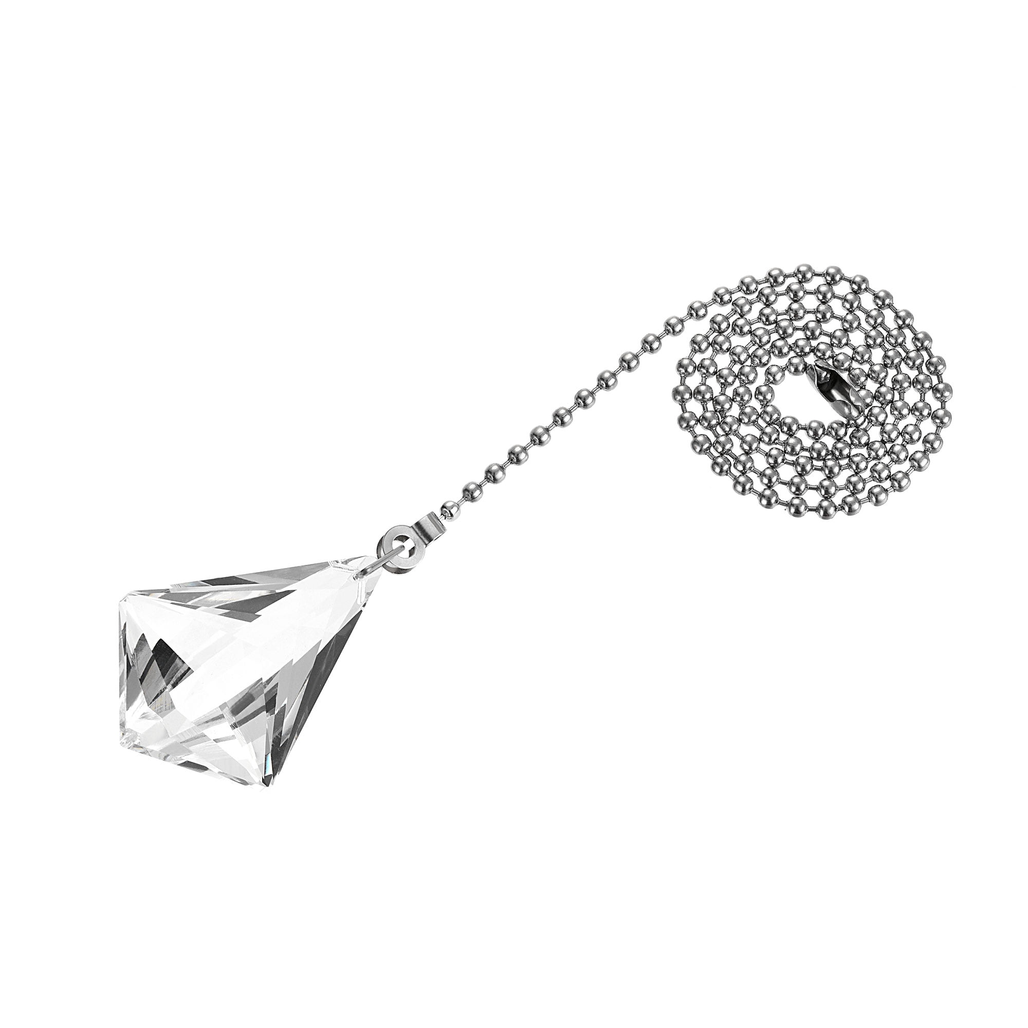 Ceiling Fan Pull Chain Fan Pulls 4PCS Light Fan Pattern Pull Chain Extension Fan Decorative 12 Inch Fan Pulls Set With Connector For Ceiling Fan Light,Living Room Bathroom Toilet Fan Ceiling Light