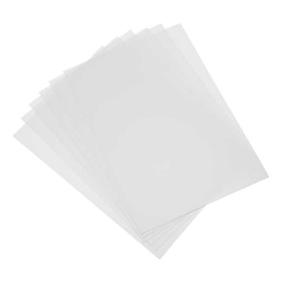 Uxcell 20 Mil Clear Binding Covers, 20Pcs for Report, White