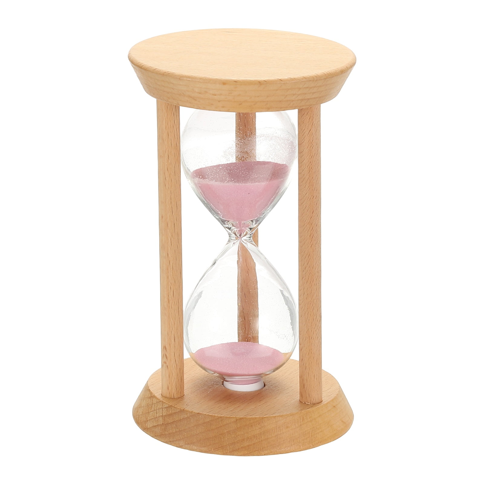Uxcell 20 Minutes Sand Timer, 1 Pcs Wooden Sand Watch High Glass ...