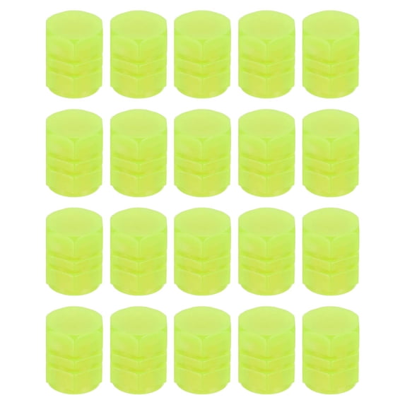 Uxcell Tire Valve Stem Caps, Car Wheel Valve Cap Universal Air Valve Cover Vehicle Exterior Accessories Yellow