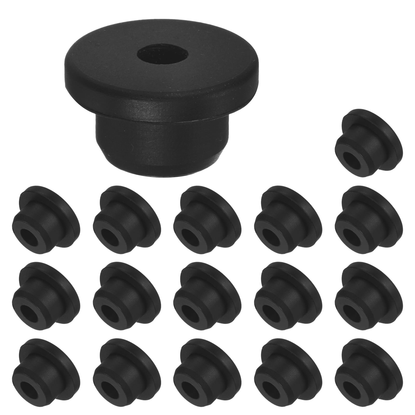 Uxcell 20-Pack 0.71 Inch Drill Hole, 5/16 Inch ID Silicone Rubber ...