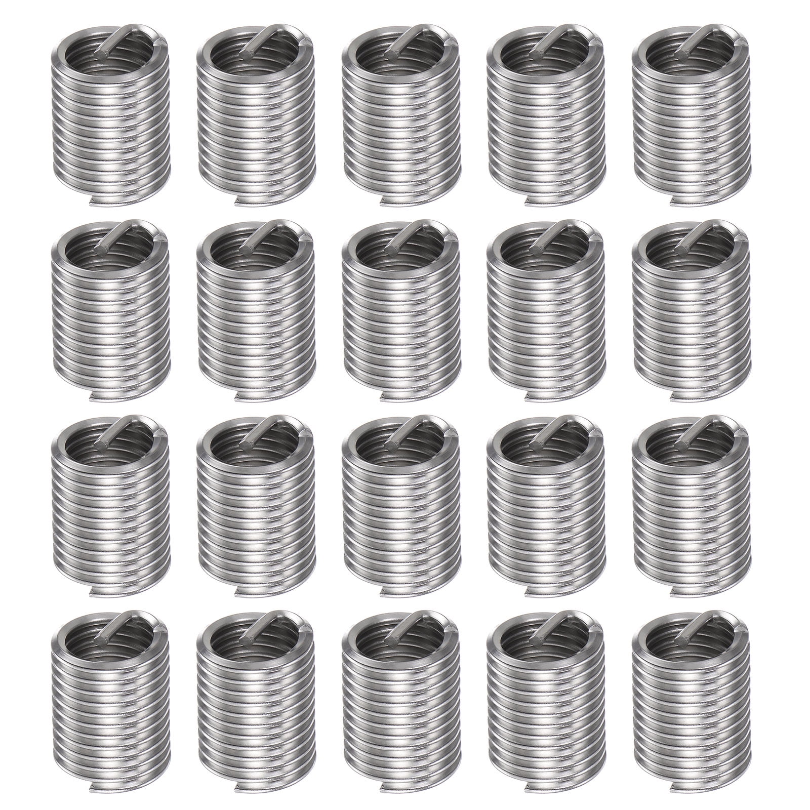Uxcell 20 Pack 1/2 13 UNC 2D 25.4mm 304 Stainless Steel Helical Wire ...
