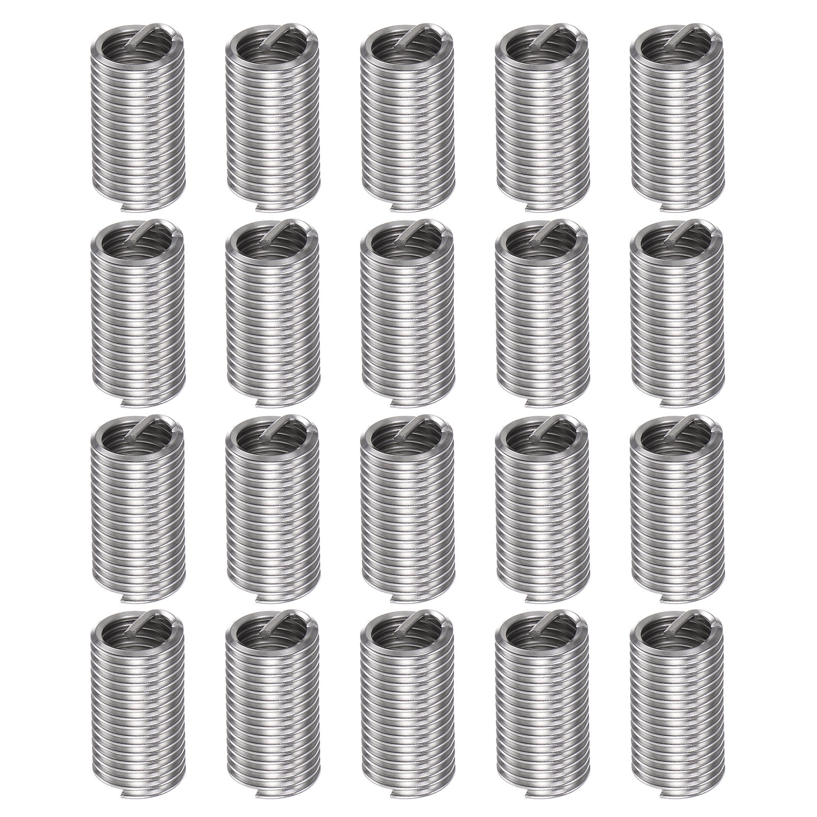 Helical Wire Insert Uxcell 20 Pack 1/2 13 UNC 3D 38.1mm 304 Stainless Steel Helical Wire ...