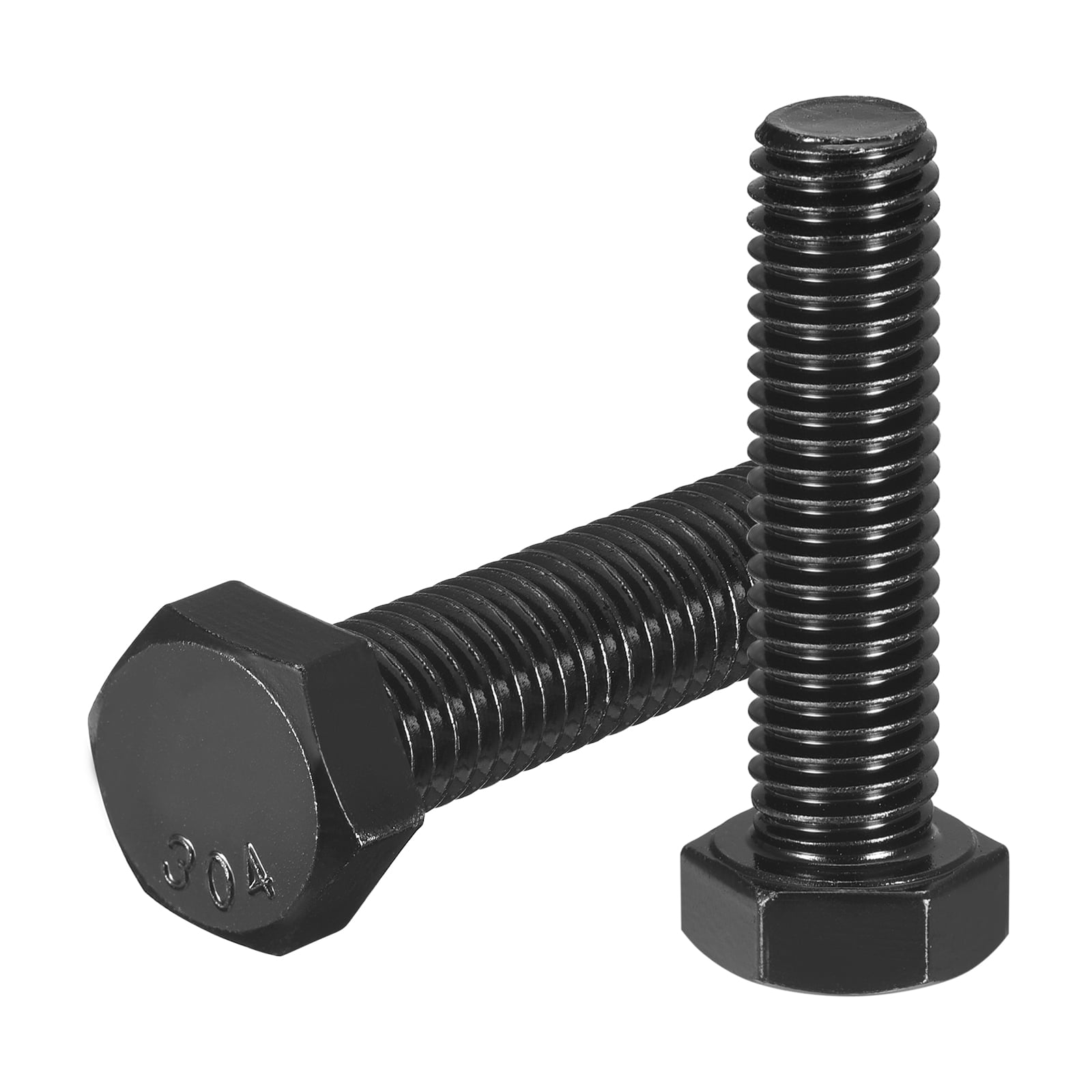 Lot De 10 Boulons Hex En Acier Inox - 1/2-13 X 3/4 Pouces, Filetés Sur Toute La Longueur, Grade 18-8