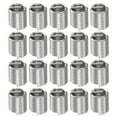 thumbnail image 1 of Uxcell 20 Pack 1/4 20 UNC 2D 12.7mm 304 Stainless Steel Helical Wire Threaded Inserts, 1 of 5