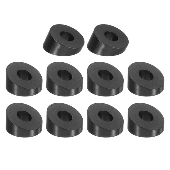 20 Pack 1/4 Inch 20 Degree Angle Beveled Washer, T316 Stainless Steel Angled Washer for Cable Railing Stair Ends Wood Metal Posts, Black