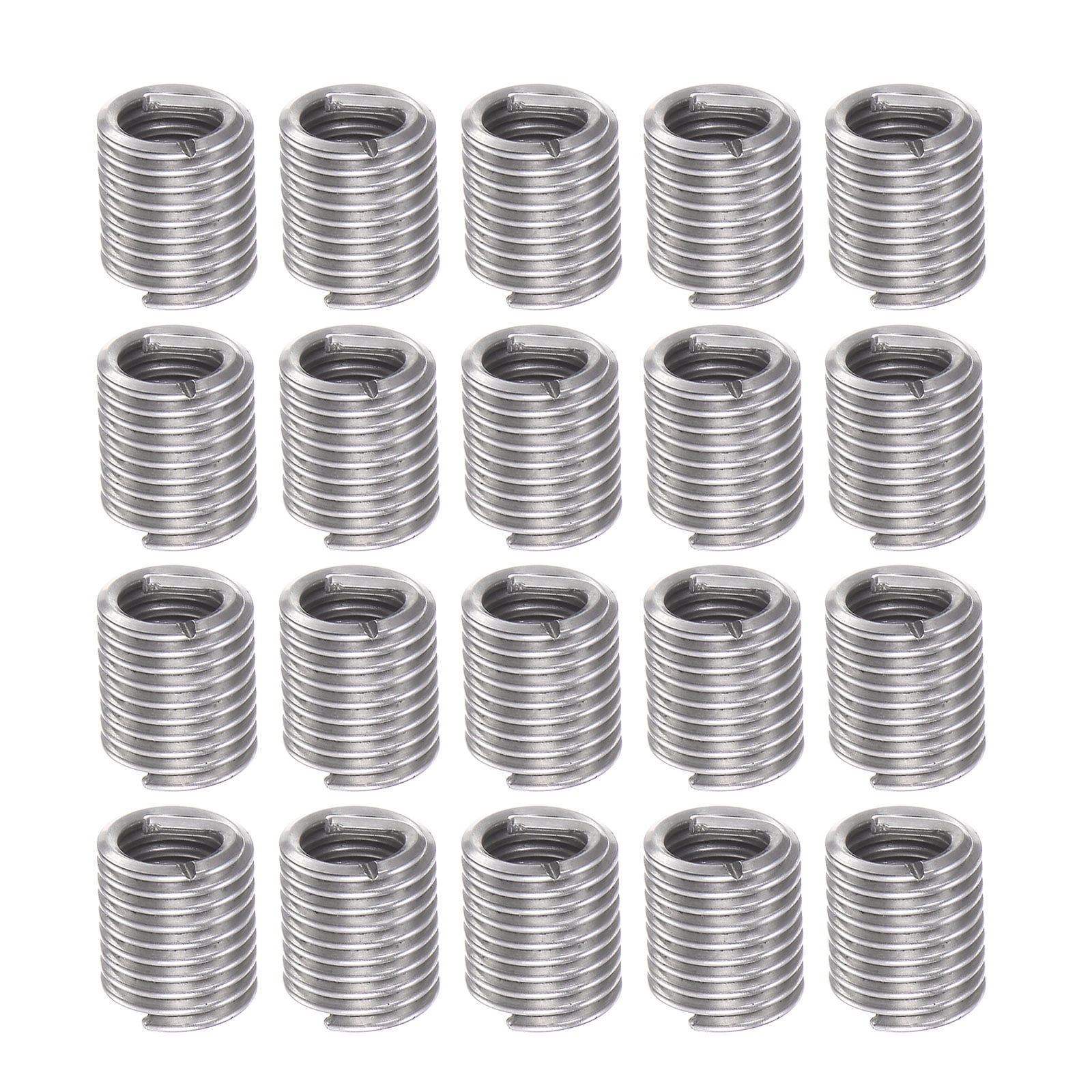 Uxcell 20 Pack 4# 40 UNC 2D 5.8mm 304 Stainless Steel Helical Wire ...