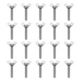 thumbnail image 1 of Uxcell 20 Pack 5/16-18" x 1-1/2" Wing Butterfly Screw Bolts, 304 Stainless Steel Machine Fastener, Thumb Hand Screws for Electronic Equipment, Silver Tone, 1 of 6