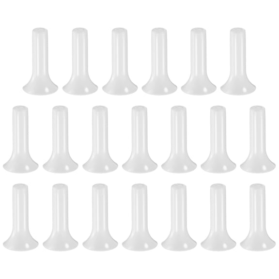 Uxcell 20-Pack Drip Irrigation End Plugs, 1/4 Inch Push-to-Fit Quick Connect End Cap Fittings [White]