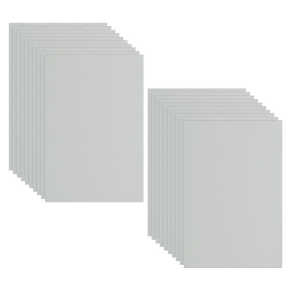 Uxcell 20 Pack EVA Foam Sheets, 12" x 8" 2mm Thick Foam Sheets Crafts Foam Paper, Gray