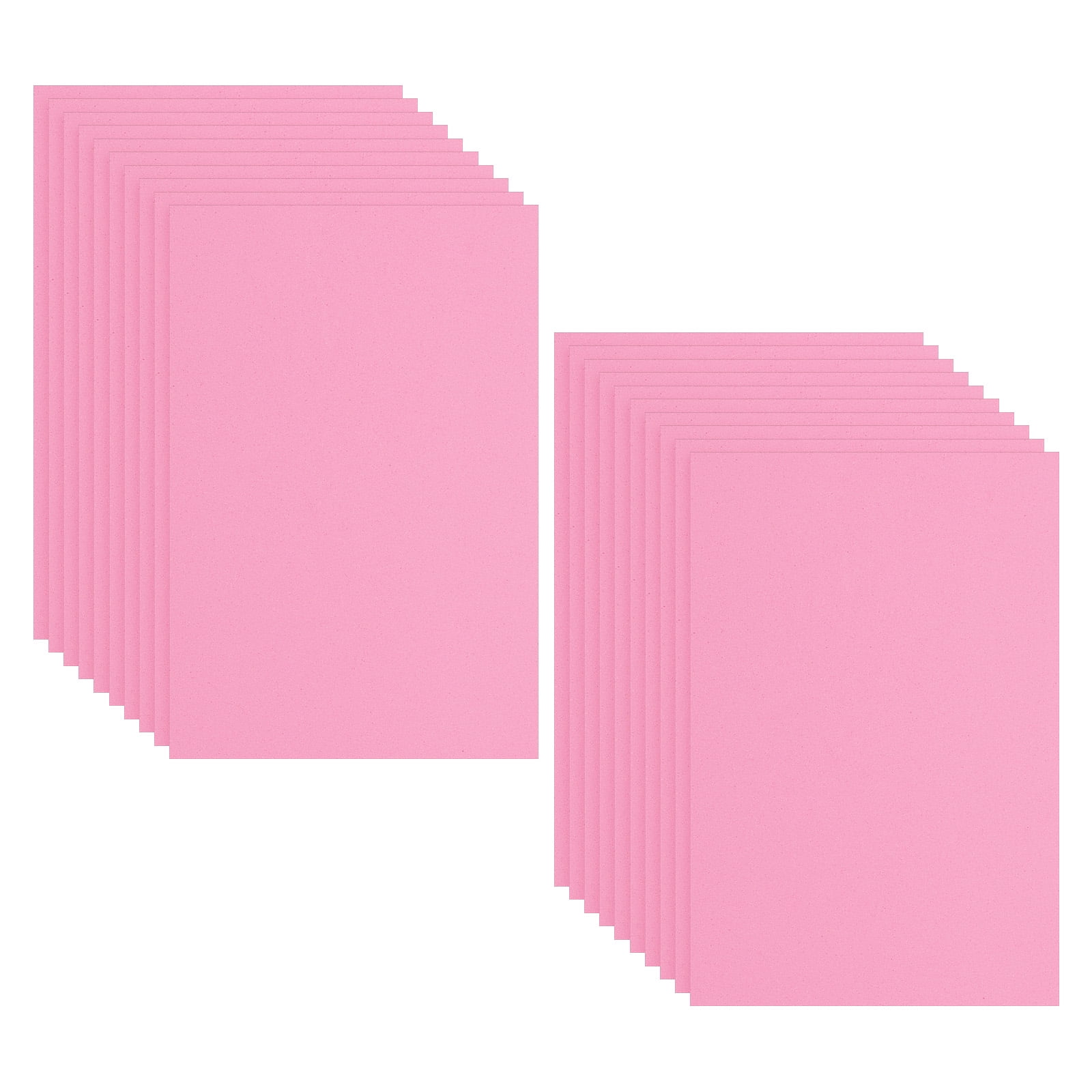 Uxcell Pink EVA Foam Sheets 4 Pcs - 10 X 10 Inch, 7mm Thick, For Crafts, DIY, Bulletin Boards, Kids Projects