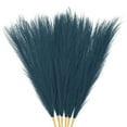 thumbnail image 1 of Uxcell 6 Pack Faux Pampas Grass 21.7 Inch for Home Decor/Wedding Dark Blue, 1 of 6