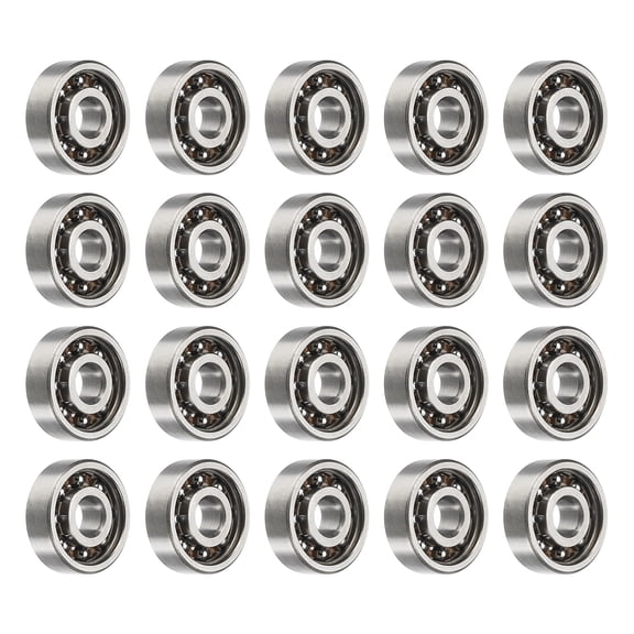 Uxcell 20 Pack Fingertip Spinner Bearings, 5.1x16x5mm Finger Spin Bearings Fingertip Bearing for Fidget Toys, Skateboards, Yo-Yo, Nail Art Accessories
