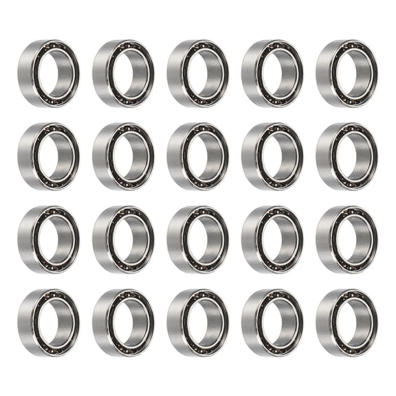 Uxcell 20 Pack Fingertip Spinner Bearings, 6.35x9.52x3.17mm Finger Spin Bearings Fingertip Bearing for Fidget Toys, Skateboards, Yo-Yo, Nail Art Accessories