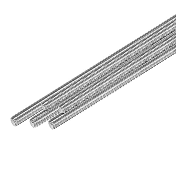 Uxcell 20-Pack Fully Threaded Rod, M4x100mm 304 Stainless Steel Right Hand Thread Bar Studs