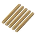 thumbnail image 1 of Uxcell 20 Pack Fully Threaded Rod, M6-1.0x50mm Carbon Steel Long Thread Screw, 1 of 6