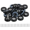 thumbnail image 1 of Uxcell 20 Pack Furniture Slider Pads, 0.75 Inch Screw on Furniture Glides Sliders, Blue, 1 of 6