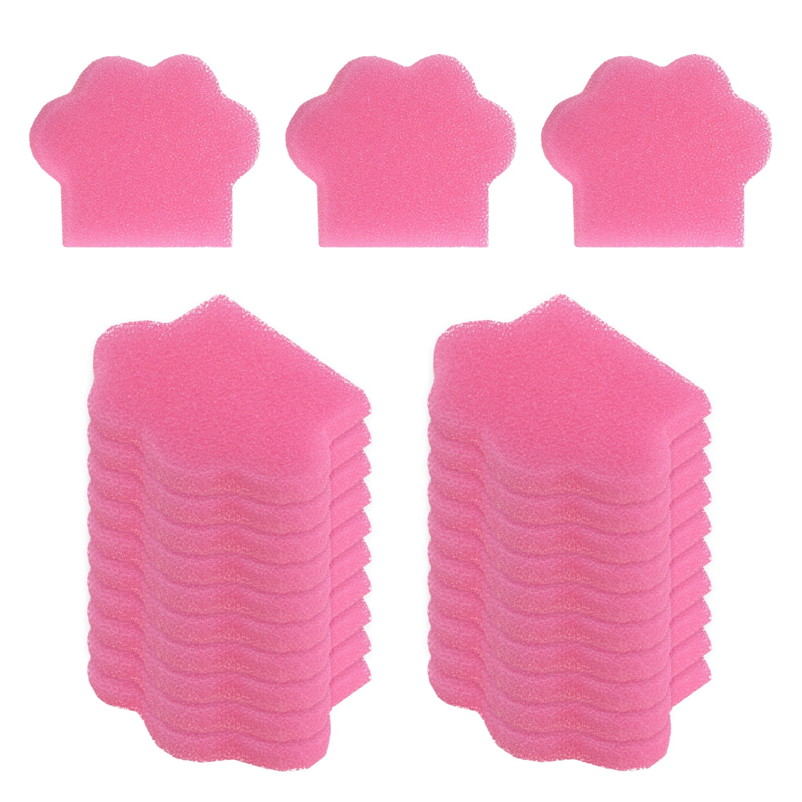 Pattern Scum Uxcell 20-Pack Hot Tub Scum Absorber, Cat Paw Pattern Scum Balls for ...