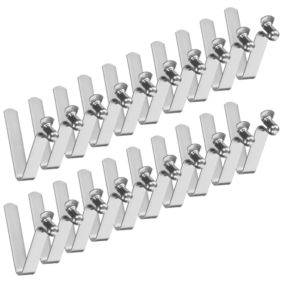 Uxcell 20-Pack Kayak Paddle Snap 5mmx30mm Single Pin V Shaped Spring Steel