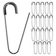 thumbnail image 1 of Uxcell 20-Pack Large Safety Pin, 3.15 In(80mm) Zinc Alloy Heavy Brooch Pin for Sewing ClothesDecorative Safety Pins [Black], 1 of 7