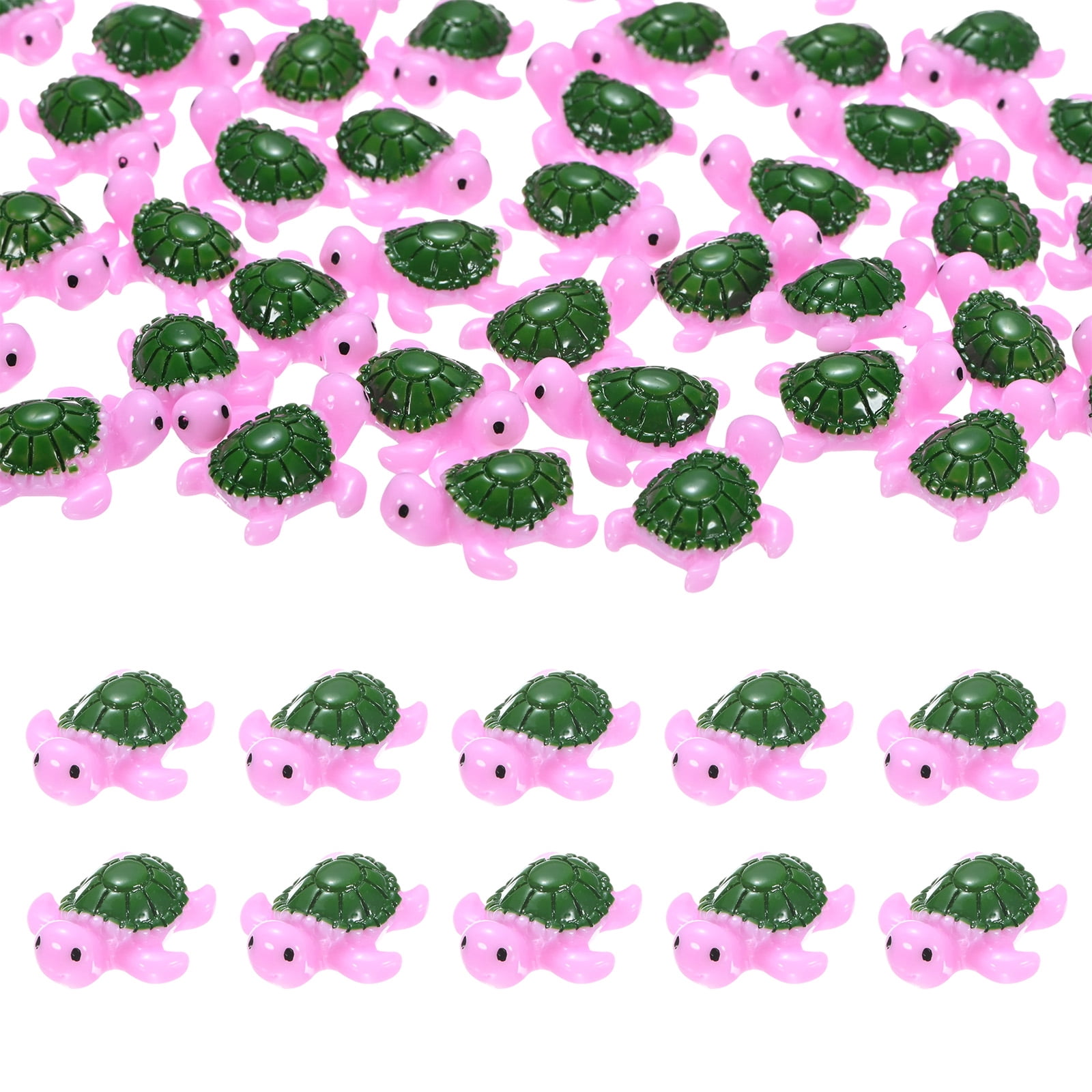 Mini Polymer Turtle Uxcell 20-Pack Mini Resin Turtles, 0.79inch/2cm Miniature Sea Turtle ...
