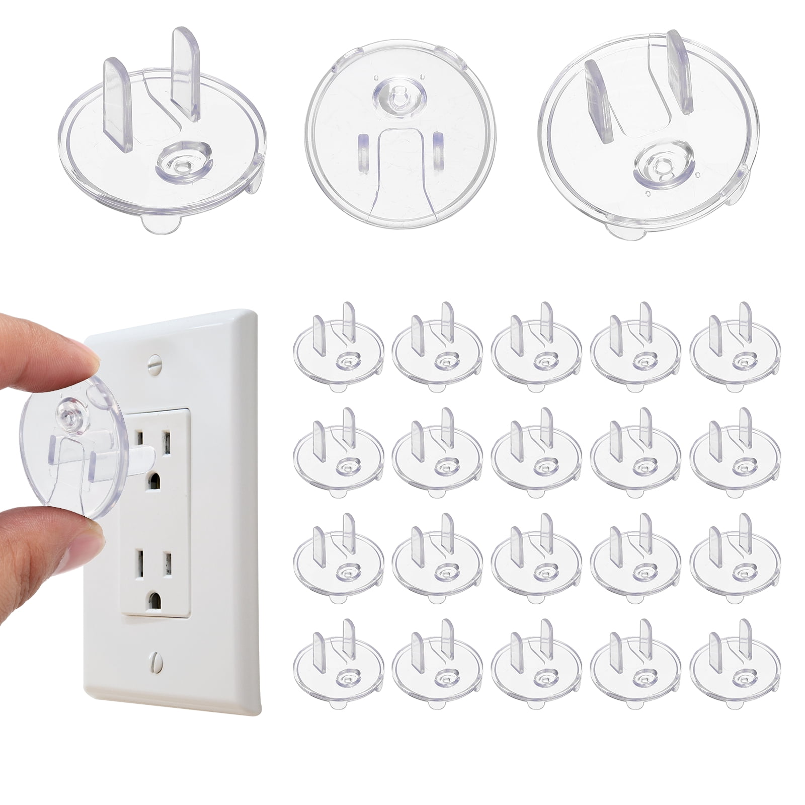 Uxcell 20 Pack Outlet Covers Proofing, Electrical Safety Plug Covers ...