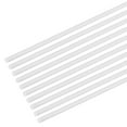 thumbnail image 1 of Uxcell 20-Pack Round Plastic Bars Rods, 0.5mm x 500mm ABS Model Building Rods for DIY Craft Sticks/Sand Table Model, Easy to Cut and Paint[White], 1 of 6
