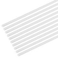 thumbnail image 1 of Uxcell 20-Pack Round Plastic Bars Rods, 1.5mm x 500mm ABS Model Building Rods for DIY Craft Sticks/Sand Table Model, Easy to Cut and Paint[White], 1 of 6