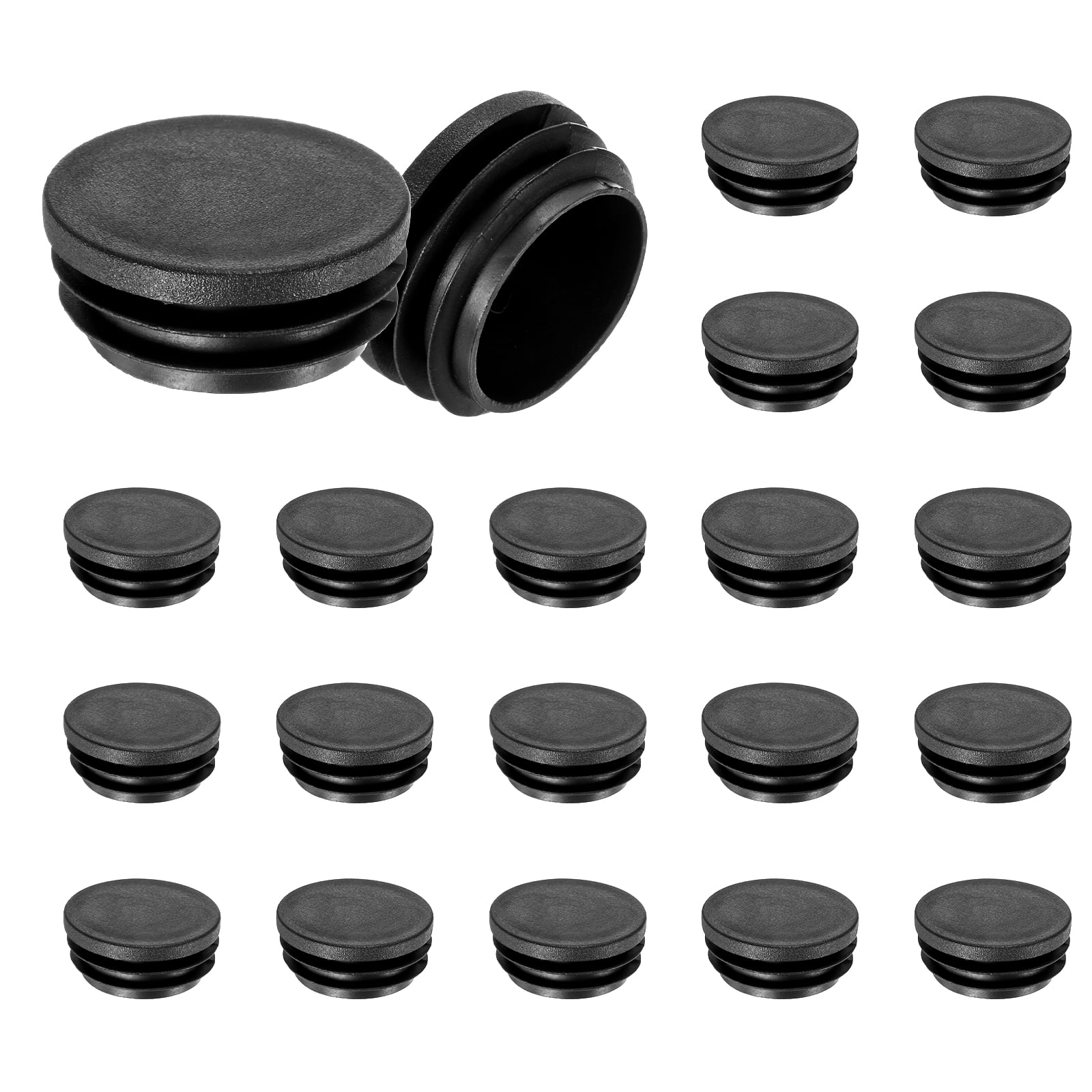 Uxcell 20 Pack Round Plastic Plug, 1.5 Inch Furniture Tube Inserts for ...