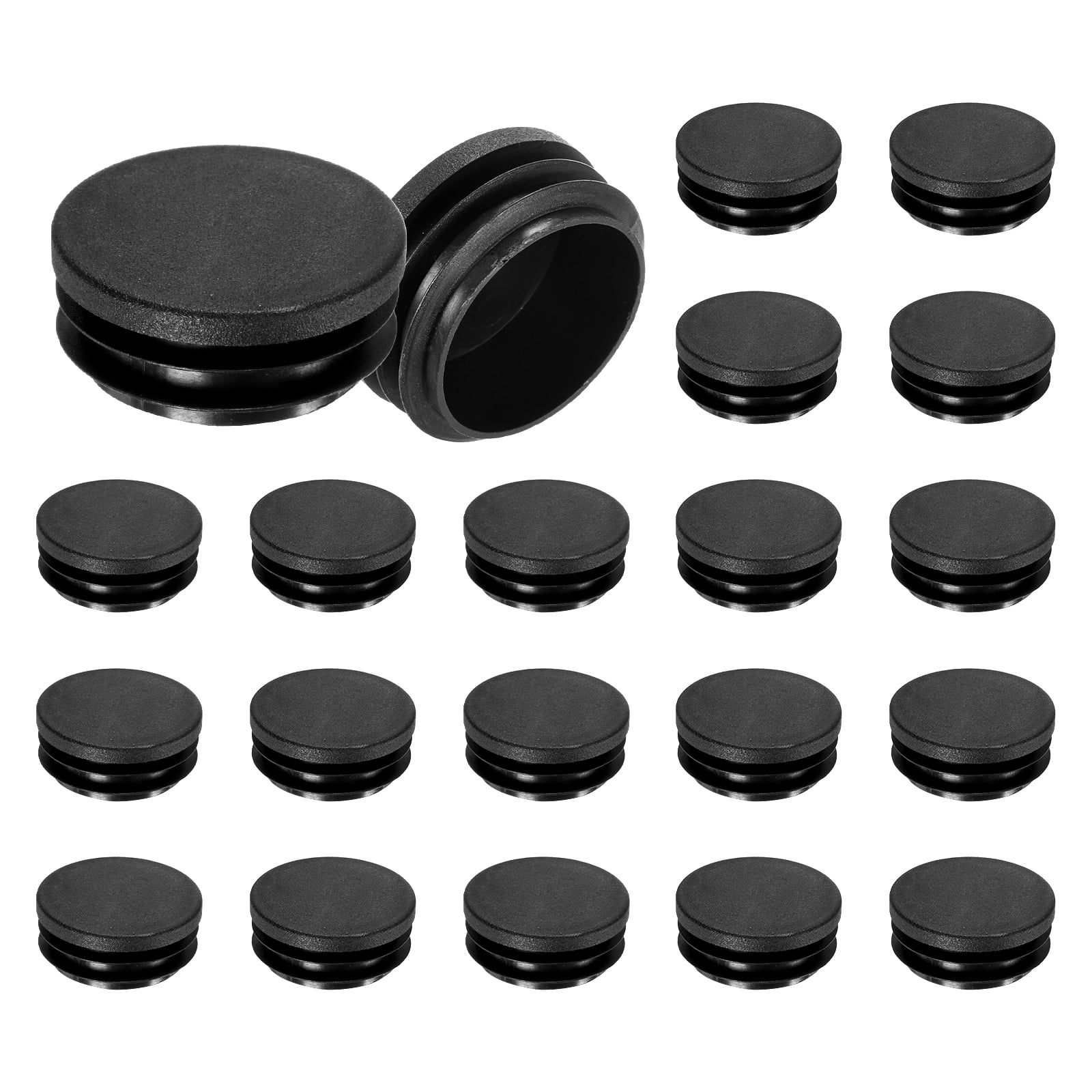 Uxcell 20 Pack Round Plastic Plug, 1.7 Inch Furniture Tube Inserts for ...