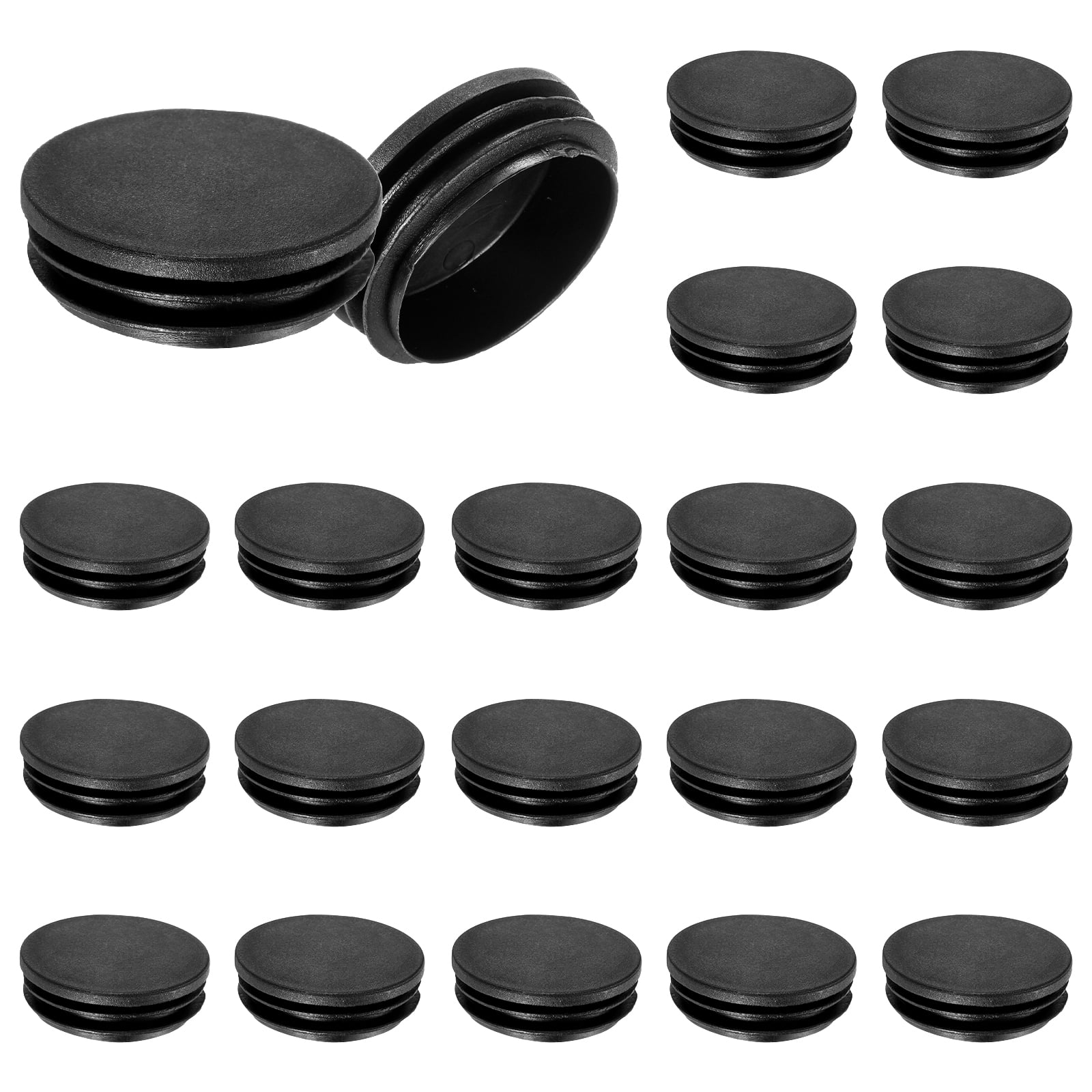 Uxcell 20 Pack Round Plastic Plug, 2 Inch Furniture Tube Inserts for ...