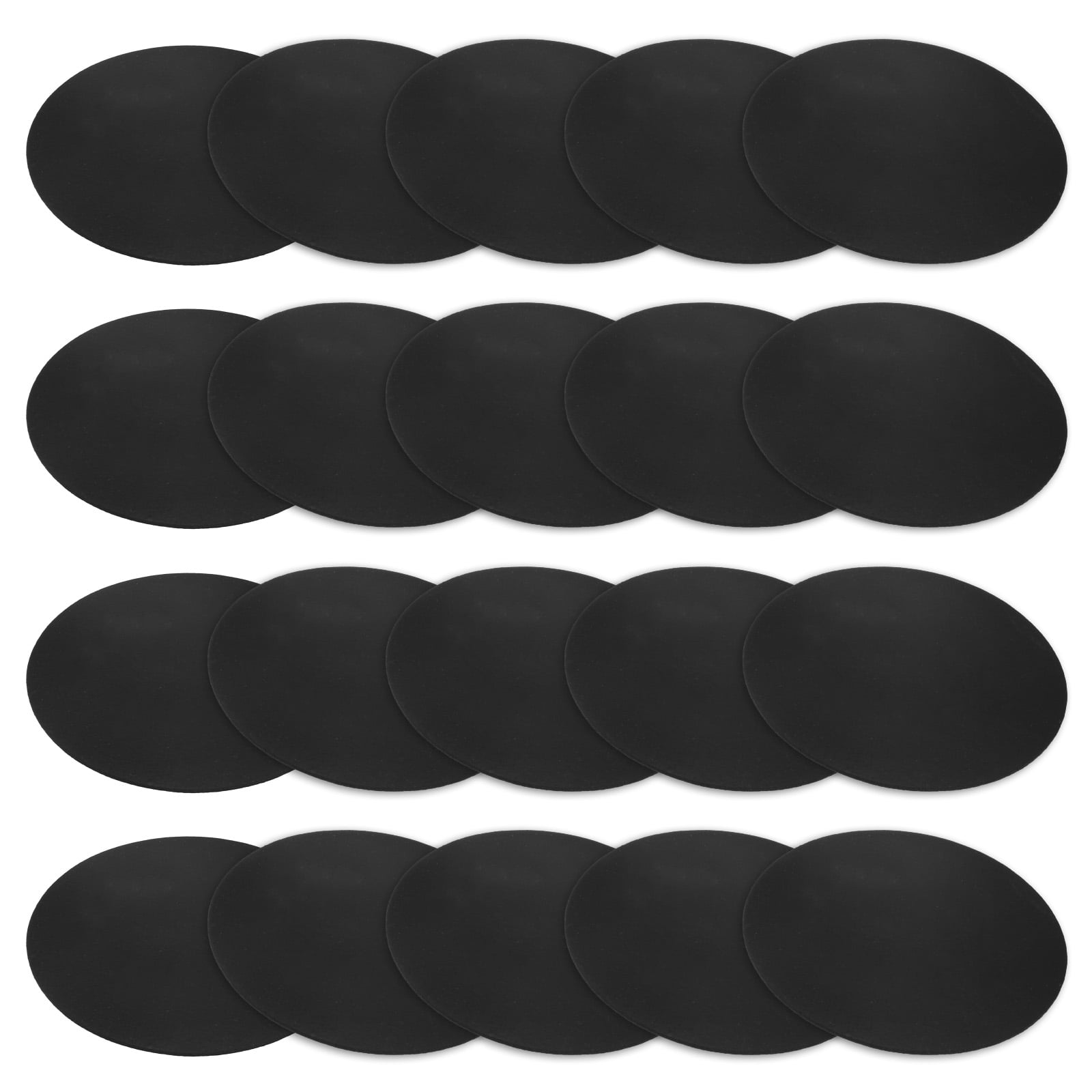 Uxcell 20-Pack Rubber Solid Discs Washers 90mm OD x 1.5mm Thick for ...