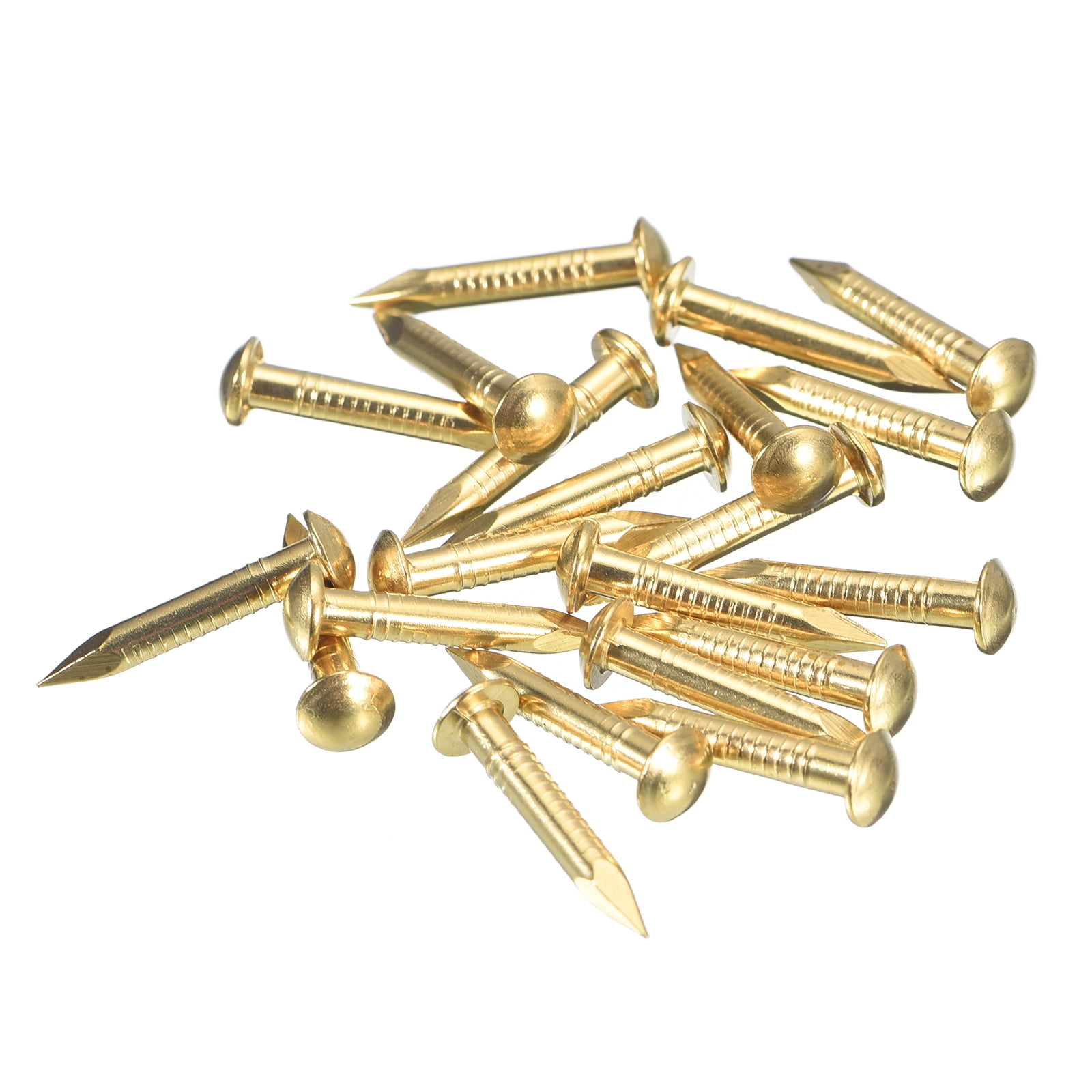 Sourcing Map Small Nails 2.8mm X 30mm (DXL) Small Brass Nails