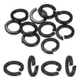 thumbnail image 1 of Uxcell 20-Pack Spring Lock Washer, M14 Stainless Steel Electroplating Black Coating Elastic Gasket Screw Fasteners, 1 of 6